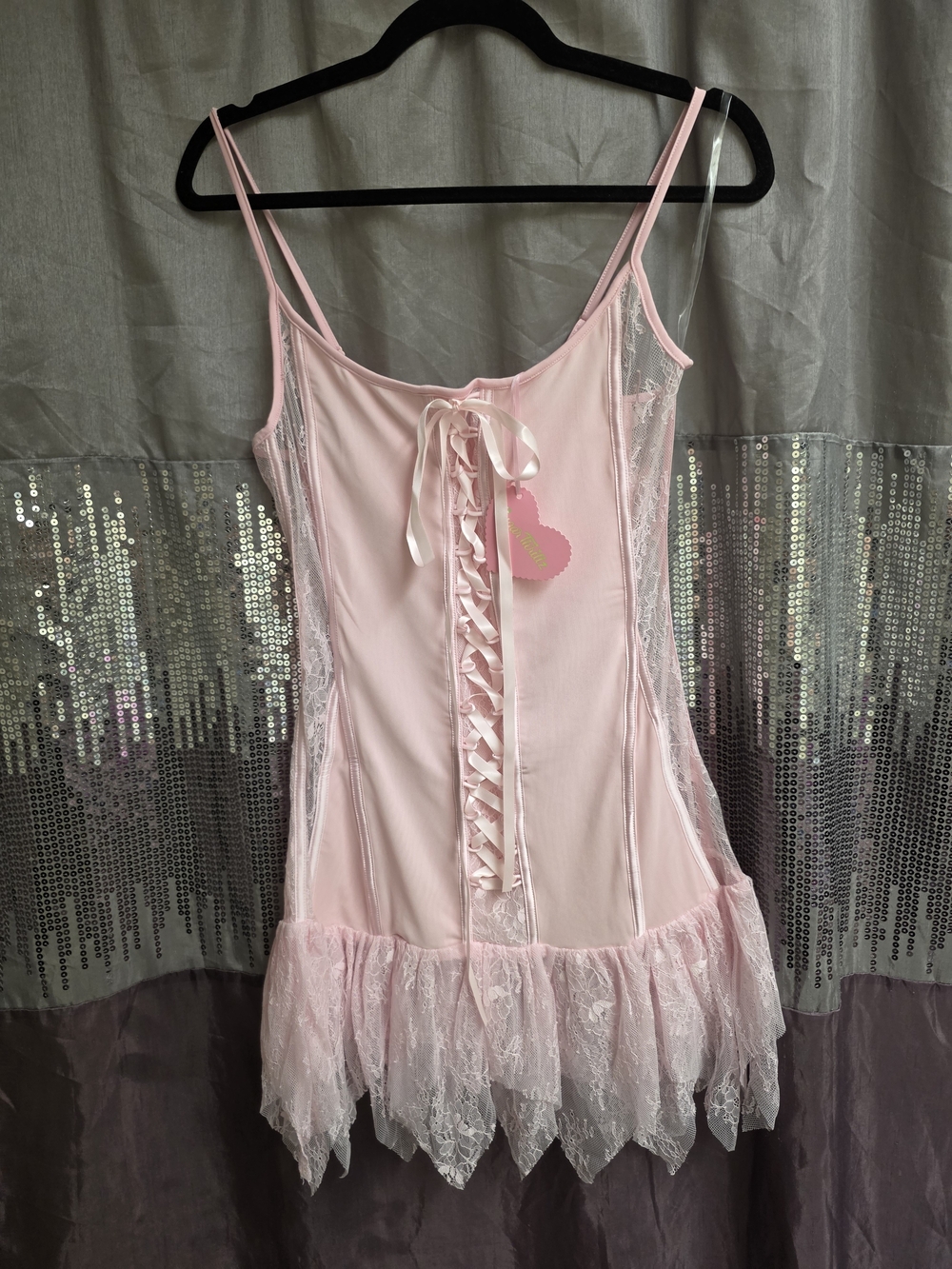 Love Letter Lace Mini Dress By Sugar Thrillz